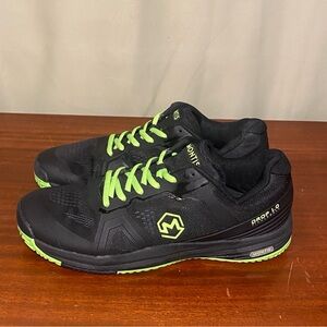 Montis Drop 1.0 Black Neon Performance Pickleball Shoes Unisex Mens11/ WMNS 12.5